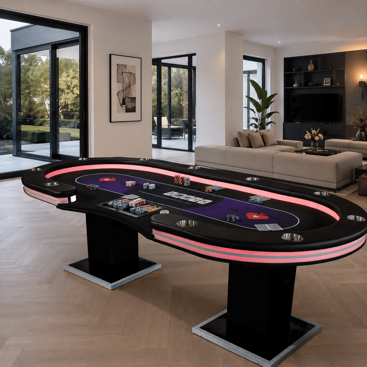 Luxe Professionele Pokertafel - Pokertafelshop.nl